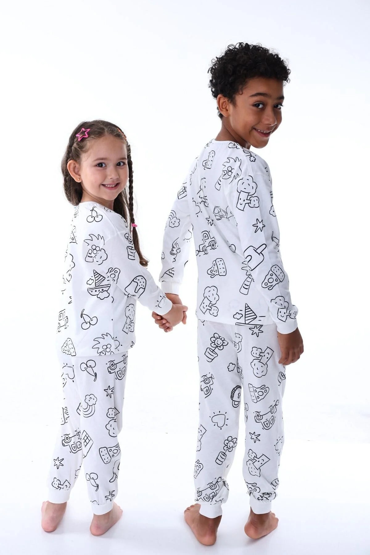 Boyanabilir Çocuk Pijama Takımı